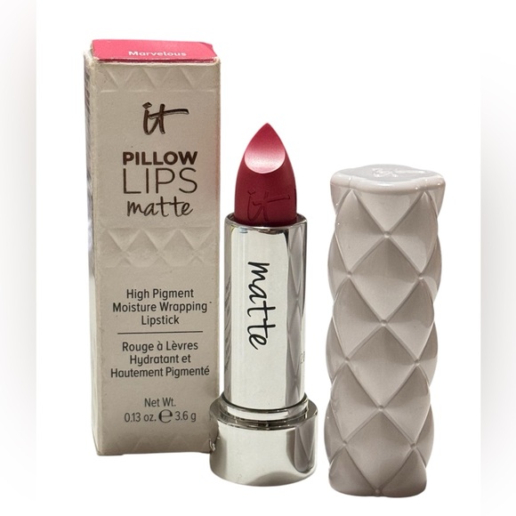 It Cosmetics Pillow Lips Matte Lipstick High Pigment Moisture Wrapping MARVELOUS - Picture 1 of 2